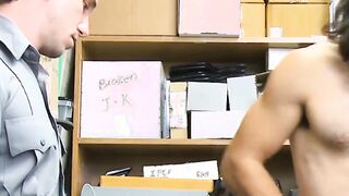 Before an unruly officer a handsome thief strips bareback