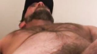 Hard working American strips down for a jerk off