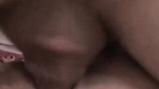 English hottie swallows cum after having her pussy rammed
