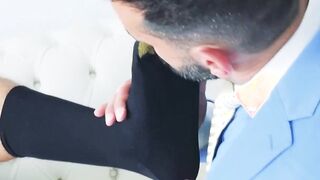 Picked my coworker up for work now he let me fuck his ass