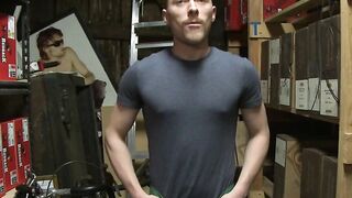 Bound employee rough flogged outdoors by his coworkers