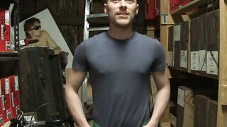 Bound employee rough flogged outdoors by his coworkers