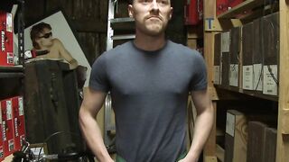 Bound employee rough flogged outdoors by his coworkers