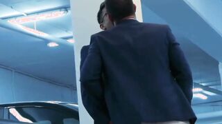 Rich men bang every others asses after hard day at work