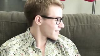Energetic youthful homo cums from enthusiastic reproducing with sweetheart