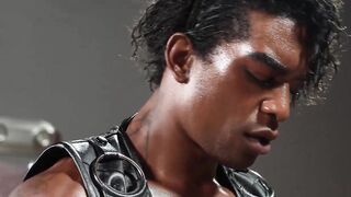 Muscular hunk ggets hard fisting and barebacking