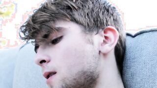 Outdoor cock stroking with handsome young jock Derek Hart