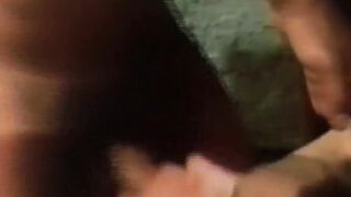 Retro gays having wild bareback orgy after dick sucking