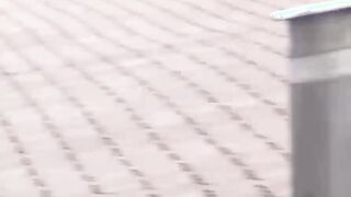 Japanese amateur babes pissing all around the city