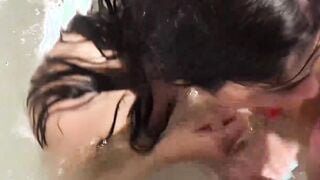 A Sweet & Hot Bathtub Three-Way - Scarlett Taylor, Stephan & July