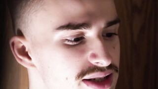 Strict twink draws off minister prior to riding him badtothebone