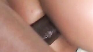 Blonde Hooker Janet Screws Crew of Black Guys
