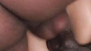 Blonde Hooker Janet Screws Crew of Black Guys