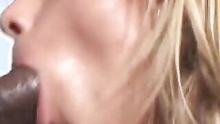 Blonde Hooker Janet Screws Crew of Black Guys