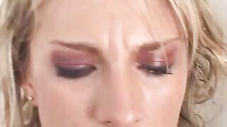 Blonde Hooker Janet Screws Crew of Black Guys