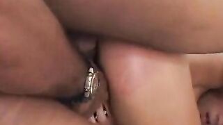 Blonde Hooker Janet Screws Crew of Black Guys
