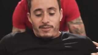 Lucky instructor fucks both his dancers on stage
