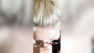 Tattooed Blonde Wants Cumshot