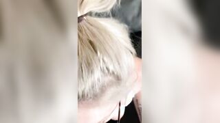 Tattooed Blonde Wants Cumshot