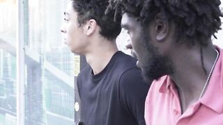 Before rawpounding a man with muscle homo makes him suck his dick