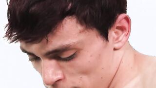 Hunky stepdad rims and barebacks his stepson with big cock