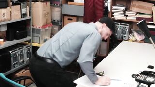 Small shoplifter was given harsh bareback punishment for theft