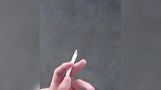 Smoking with my fratbro turns to cock sucking session