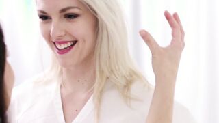 Adorable Mormon teenies go wild with desire for every others pussy