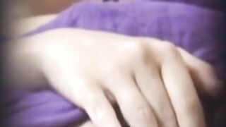 Voyeur Japanese lass relaxes while touching her wet pussy