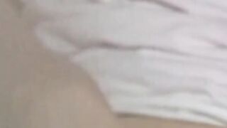 Babe starts teasing her Japanese pussy in public and moans