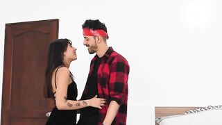 Latina roomie gets cock before date night