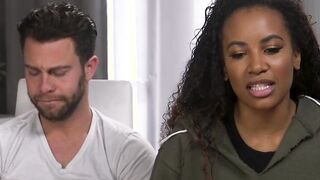Business partner ties up and fucks ebony boss