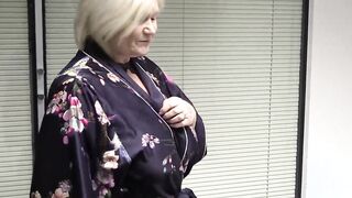 Lacey plays with her pussy while wearing black underwear