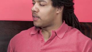 Roughly barebacking the white guy a buff black gay does the same