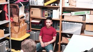 By security personnel baring their fat dick a young Latino was devastated