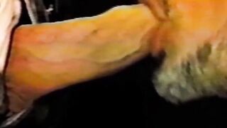 Horny vintage jock sucks off strangers big cock deepthroat