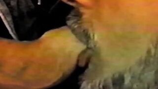 Horny vintage jock sucks off strangers big cock deepthroat