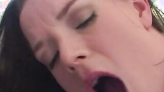 Busty Teen Keiko Does Dark Meat Bukkake