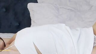 Older man younger woman roleplay Live brunette model