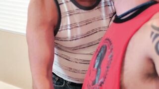 Peter Hughes blows chubby Chip Young before rawpounding him
