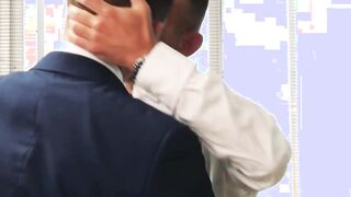 Hot steamy bareback with the HR Manager to avoid suspension