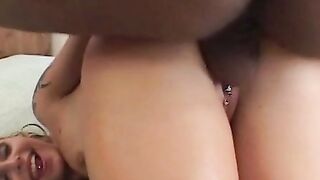 Blonde Bitch Liliane Fucks Tons of BBCs
