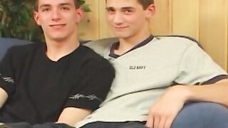 Three Twinks Spray Cum On Eachother