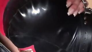 Warm femdom lustful domina blows a blowjob while riding cock