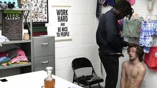 For stealing Jock merits a brutal interracial raw fuck