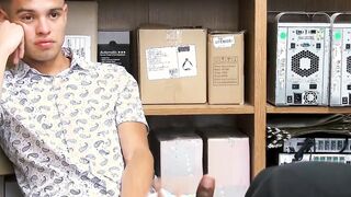 Security guard BBC is taken in the ass by a handsome criminal