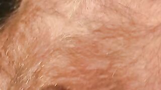 Mature stud with sexy mustache masturbating until he cums