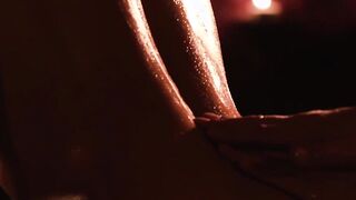 Naughty oiled babe erotic 69 before doggystyle anal fuck