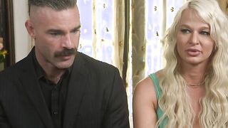 Anal blonde MILF gets fucked by big cock and caned