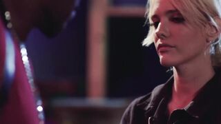 Dude hard fucks sweaty busty blonde babe